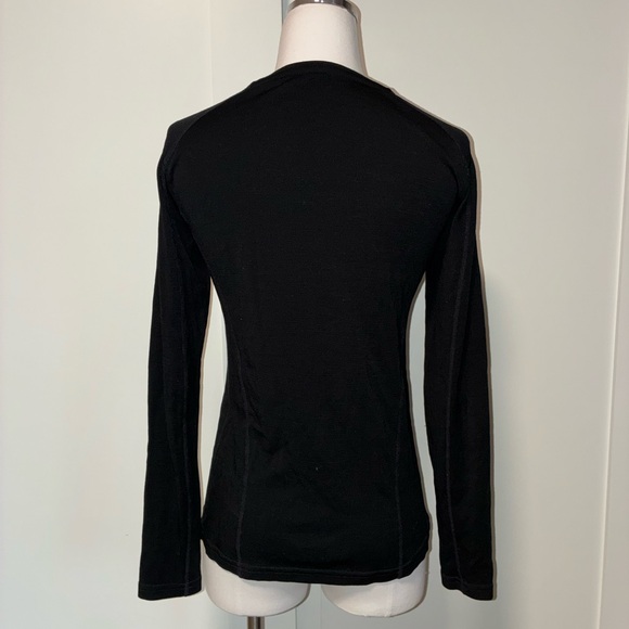 Ibex Women's Classic Black Long Sleeve Top - Picture 3 of 6